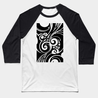 Hawaiian style tribal Baseball T-Shirt